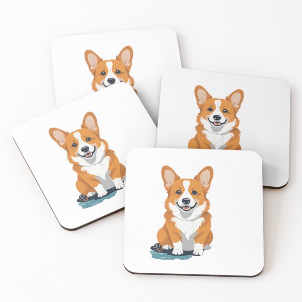 Item preview, Corgi Dog Character Floating Elements Design – Corgi owner gift designed and sold by michallechowicz.
