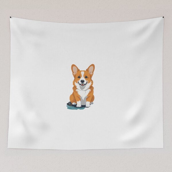 Item preview, Corgi Dog Character Floating Elements Design – Corgi owner gift designed and sold by michallechowicz.