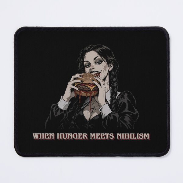 Item preview, Nihilist Bite: The Goth Girl vs. The Burger designed and sold by abby-thorns.