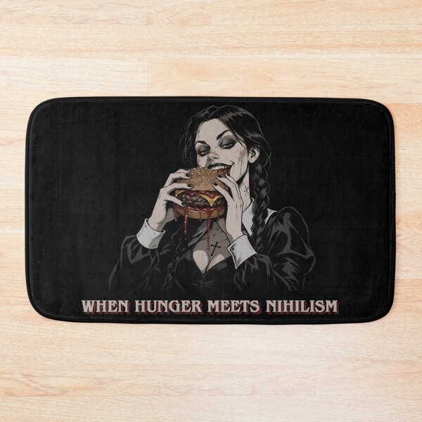Item preview, Nihilist Bite: The Goth Girl vs. The Burger designed and sold by abby-thorns.