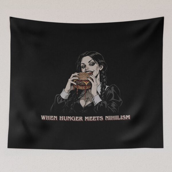 Item preview, Nihilist Bite: The Goth Girl vs. The Burger designed and sold by abby-thorns.