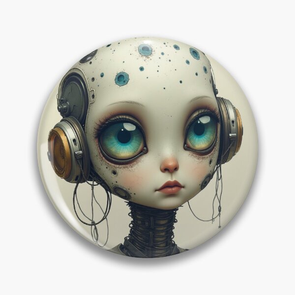 Item preview, Modern Cyborg Portrait in Futuristic Robotics Atmosphere designed and sold by FotoworldEdel.