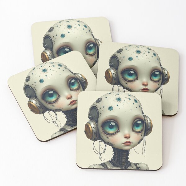 Item preview, Modern Cyborg Portrait in Futuristic Robotics Atmosphere designed and sold by FotoworldEdel.