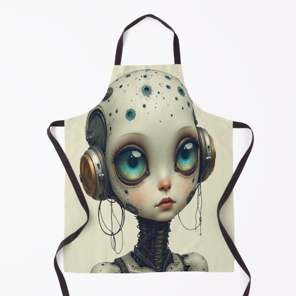 Item preview, Retrato de cíborg moderno en una atmósfera de robótica futurista designed and sold by FotoworldEdel.