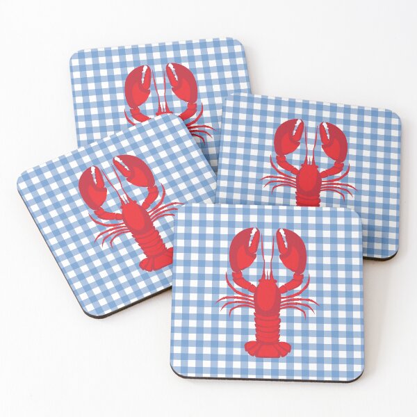 Item preview, Gingham Lobster designed and sold by Kenedi   McDonald.