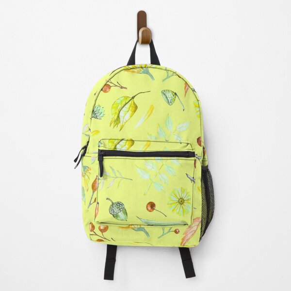 Item preview, Cozy Fall Meadow – Leaves & Wildflowers Pattern | Chartreuse designed and sold by Frohyou.