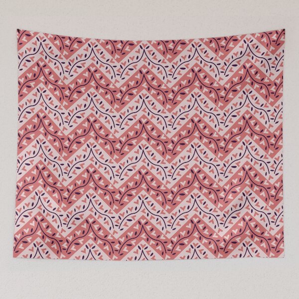Item preview, Chevron and hearts designed and sold by elyomys.