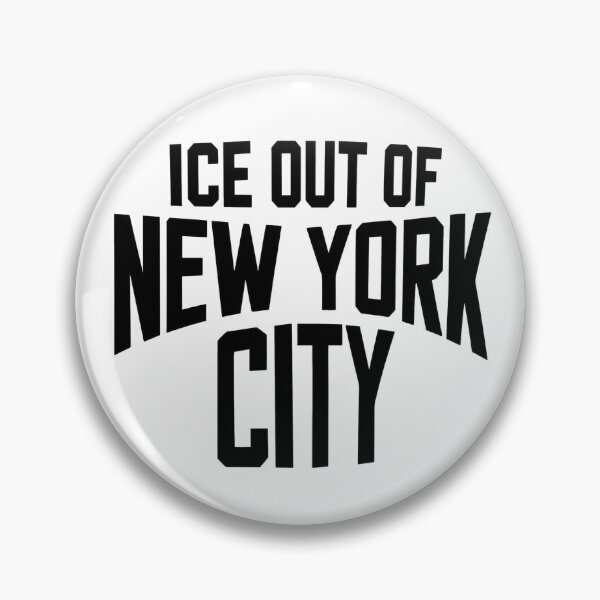 Item preview, ICE Out of New York City – Immigration Rights Protest Typography designed and sold by damiang.