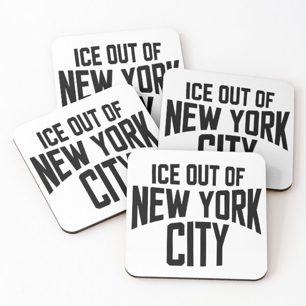 Item preview, ICE Out of New York City – Immigration Rights Protest Typography designed and sold by damiang.