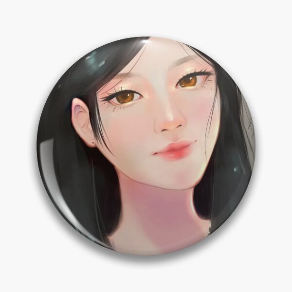 Item preview, black long hair woman so beauty designed and sold by Wholanshop.