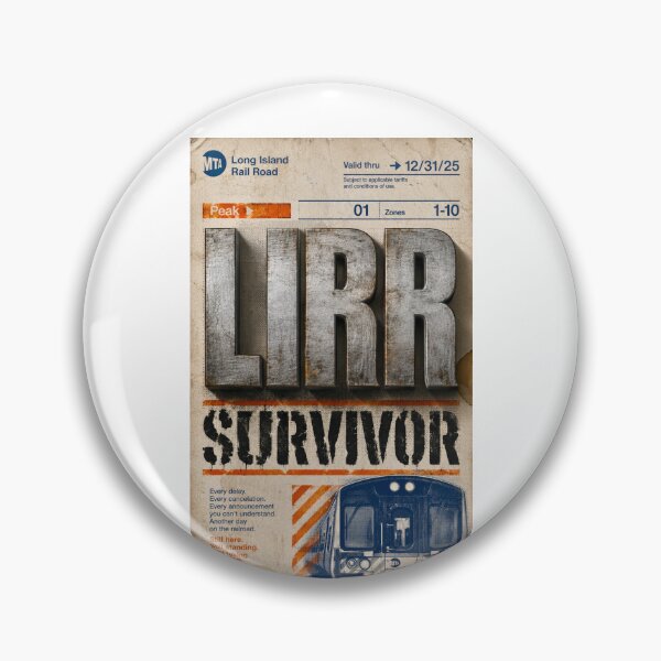 Item preview, LIRR Survivor Funny Long Island Commuter Gift | Long Island Rail Road Humor designed and sold by FitEnvy.