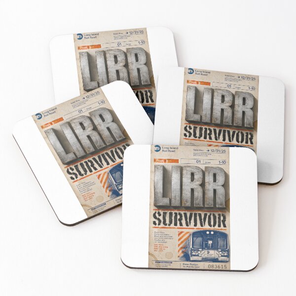 Item preview, LIRR Survivor Funny Long Island Commuter Gift | Long Island Rail Road Humor designed and sold by FitEnvy.