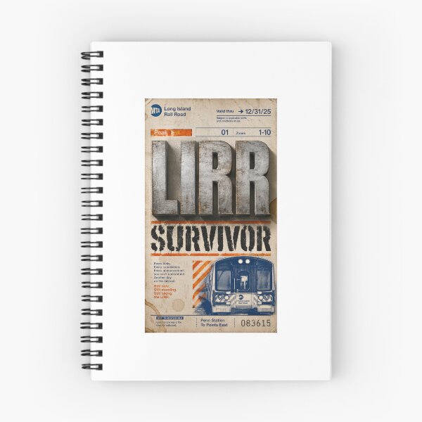 Item preview, LIRR Survivor Funny Long Island Commuter Gift | Long Island Rail Road Humor designed and sold by FitEnvy.