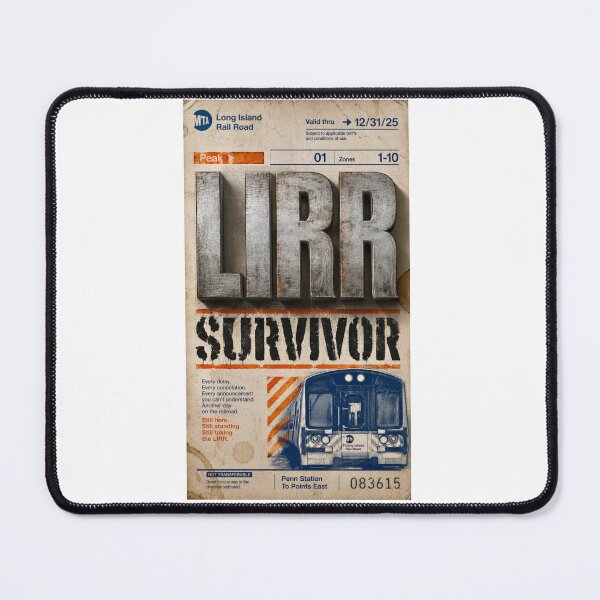 Item preview, LIRR Survivor Funny Long Island Commuter Gift | Long Island Rail Road Humor designed and sold by FitEnvy.