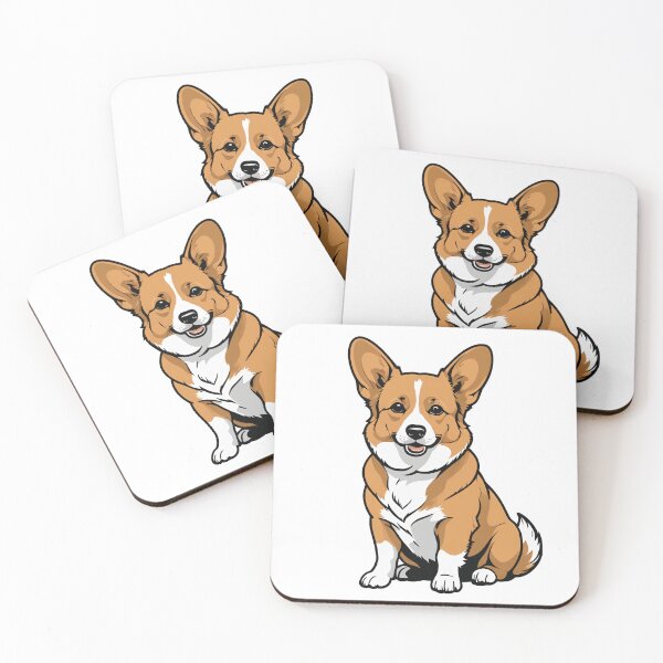 Item preview, Corgi Dog Character Bold Outline Minimal – Corgi owner gift designed and sold by michallechowicz.