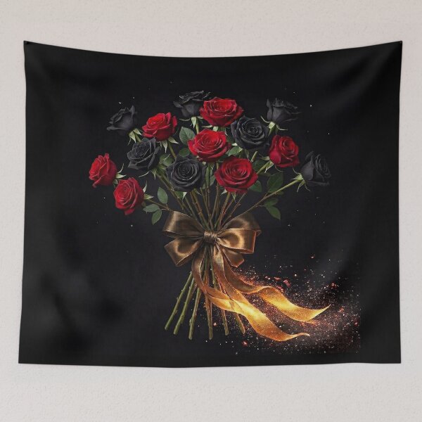 Item preview, Black Rose Bouquet | Dark Romance Gothic Art designed and sold by Briarmoire.