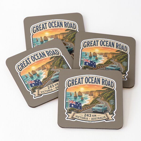 Item preview, The Great Ocean Road Victoria Australia Car Sticker TShirt 07 designed and sold by OuterShellUK.