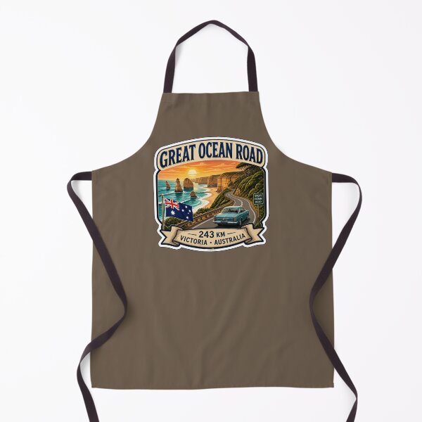 Item preview, The Great Ocean Road Victoria Australia Car Sticker TShirt 07 designed and sold by OuterShellUK.