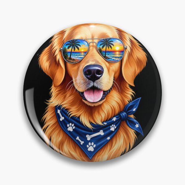 Item preview, Golden Retriever Beach Bum – Summer Dog Vacation designed and sold by RockitBaby.