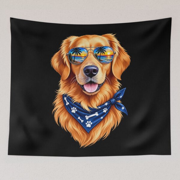 Item preview, Golden Retriever Beach Bum – Summer Dog Vacation designed and sold by RockitBaby.