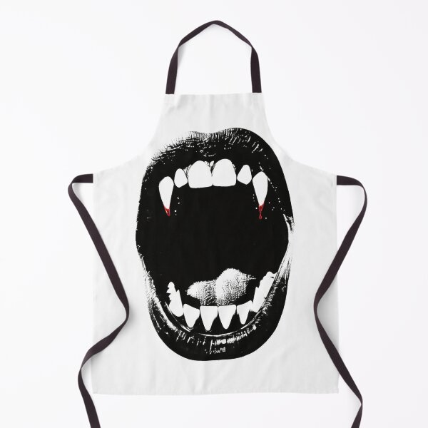 Item preview, Vampire Mouth Fang Halloween T-Shirt, Distressed Gothic Vampire Bite Tee, Scary Dark Horror Lover Unisex Spooky Season Shirt designed and sold by ZenfiniteDesign.