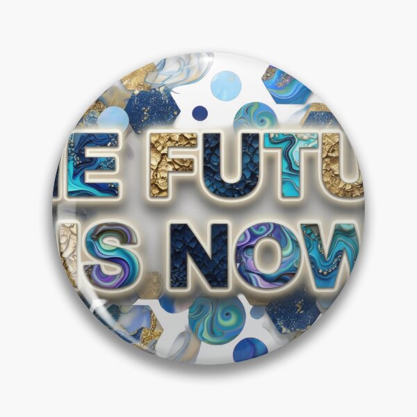 Item preview, Playful Colorful THE FUTURE IS NOW designed and sold by dazzlemakers.