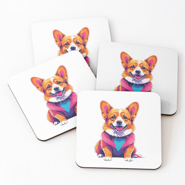 Item preview, Corgi Dog Character 80s Synthwave Style – Corgi owner gift designed and sold by michallechowicz.