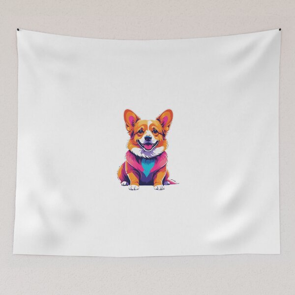 Item preview, Corgi Dog Character 80s Synthwave Style – Corgi owner gift designed and sold by michallechowicz.