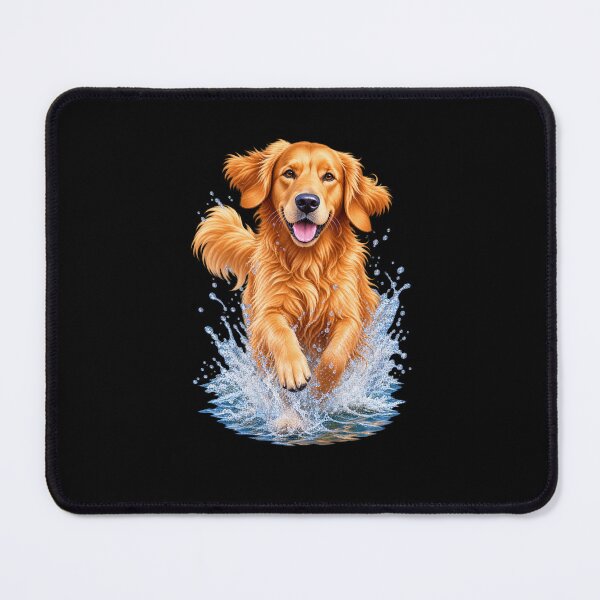 Artikelvorschau, Fröhlicher Golden Retriever-Splash entworfen und verkauft von RockitBaby.