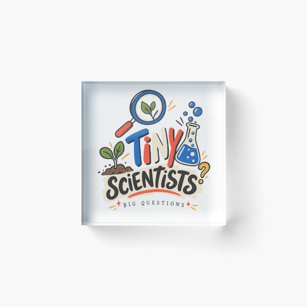 Item preview, Tiny Scientists, Big Questions – Elementary Science Teacher designed and sold by Doodle Souq.