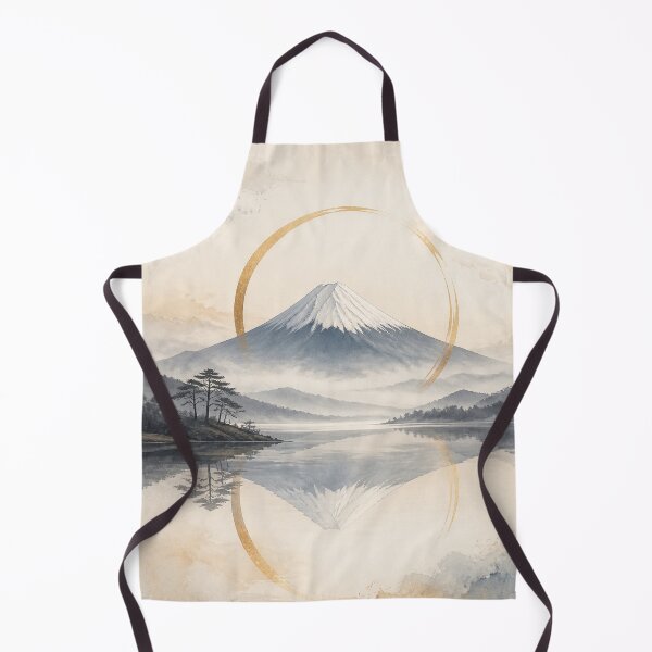 Item preview, Mount Fuji Enso Wall Art Poster | Eternal Fuji Circle, Japandi Zen Japanese Decor designed and sold by LuminaKage.