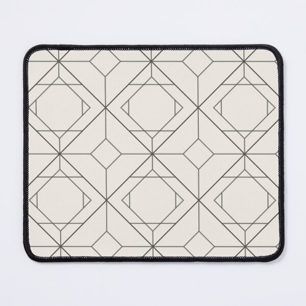 Item preview, Neutral geometric pattern ivory grey, luxury minimal abstract design, modern interior decor designed and sold by Aurum-design.