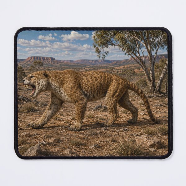 Item preview, Marsupial Lion – Thylacoleo carnifex Prehistoric Australia designed and sold by AnimalMarvels.