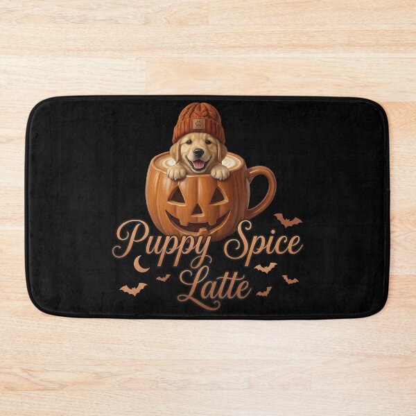 Item preview, Puppy Spice Latte - Cute Halloween Dog Pumpkin Mug designed and sold by Pfotenfaden.