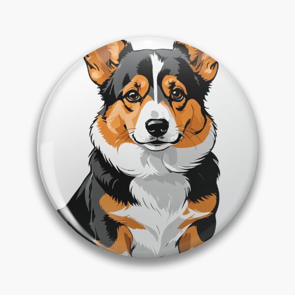 Item preview, Corgi Dog Character Black and White Ink Style – Corgi owner gift designed and sold by michallechowicz.
