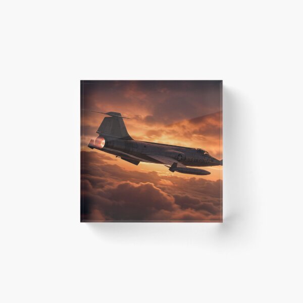 Item preview, F-104 Starfighter Afterburner Sunset Silhouette designed and sold by Airpower Art.