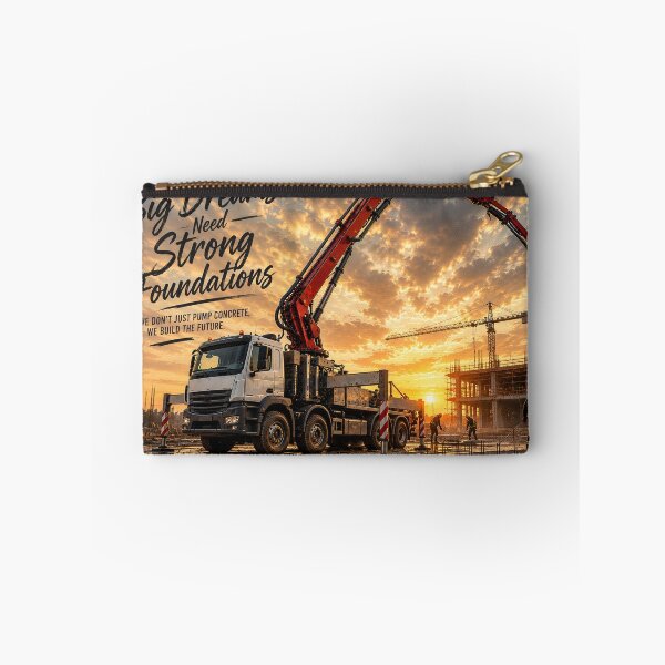 Item preview, Concrete Pump at Work – Big Dreams Need Strong Foundations designed and sold by ElceMare.