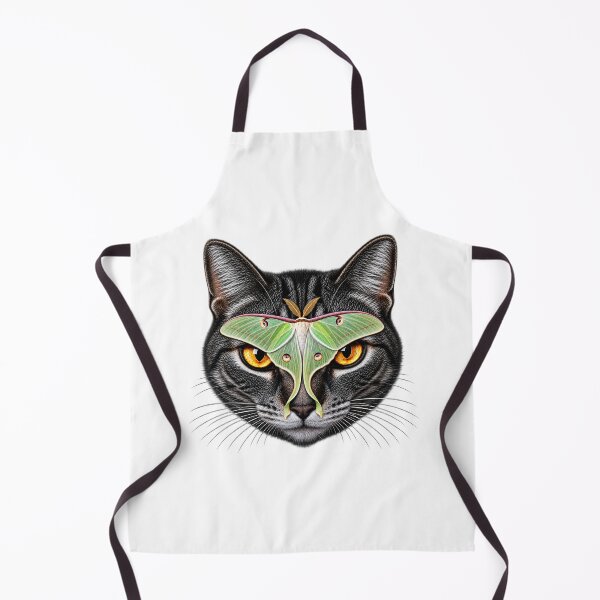 Item preview, Luna Moth Cat With Golden Eyes designed and sold by Kimberly Palmer.