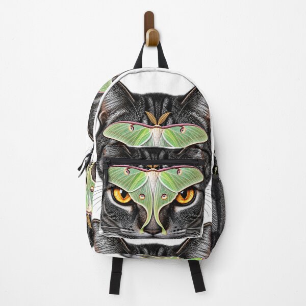Item preview, Luna Moth Cat With Golden Eyes designed and sold by Kimberly Palmer.