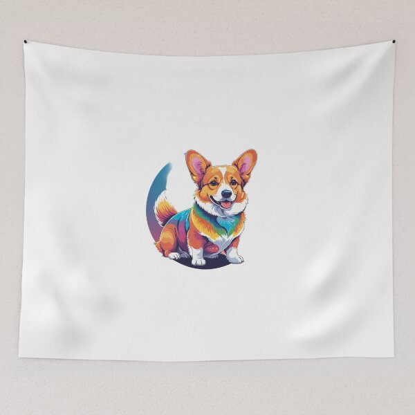 Item preview, Corgi Dog Character Holographic Rainbow Style – Corgi owner gift designed and sold by michallechowicz.
