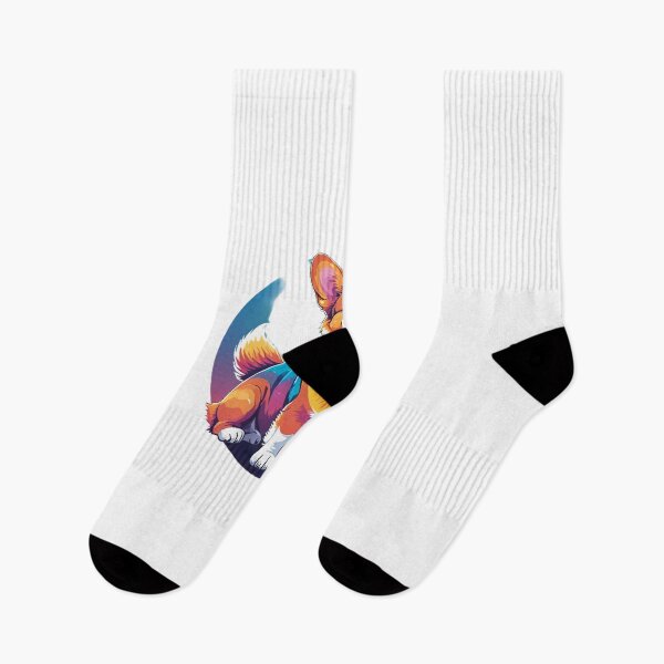 Item preview, Corgi Dog Character Holographic Rainbow Style – Corgi owner gift designed and sold by michallechowicz.