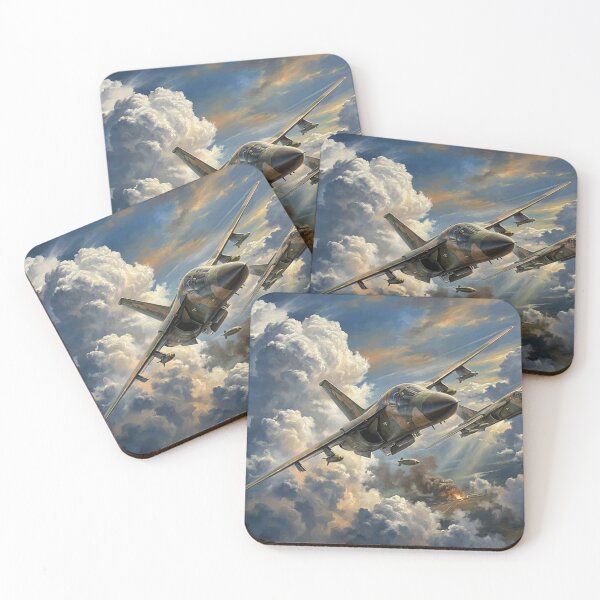 Item preview, F-111 Aardvark Bombing Run Through Clouds designed and sold by Airpower Art.