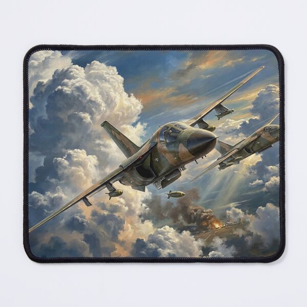 Item preview, F-111 Aardvark Bombing Run Through Clouds designed and sold by Airpower Art.