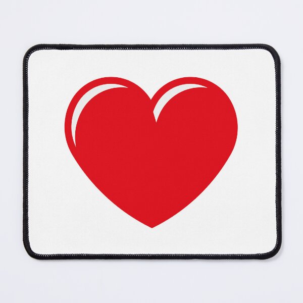 Item preview, Heart Icon (Hearty / Love / Symbol / Red White) designed and sold by MrFaulbaum.