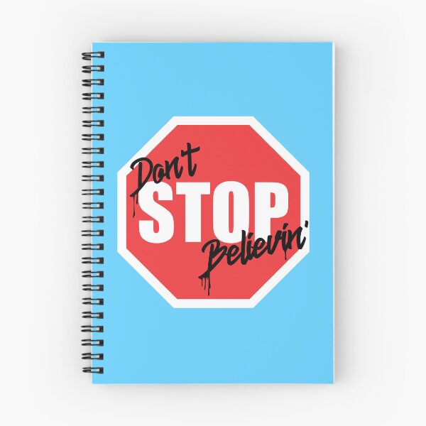 Item preview, Don't Stop Believin' Parody Stop Sign designed and sold by Avara-Creative.