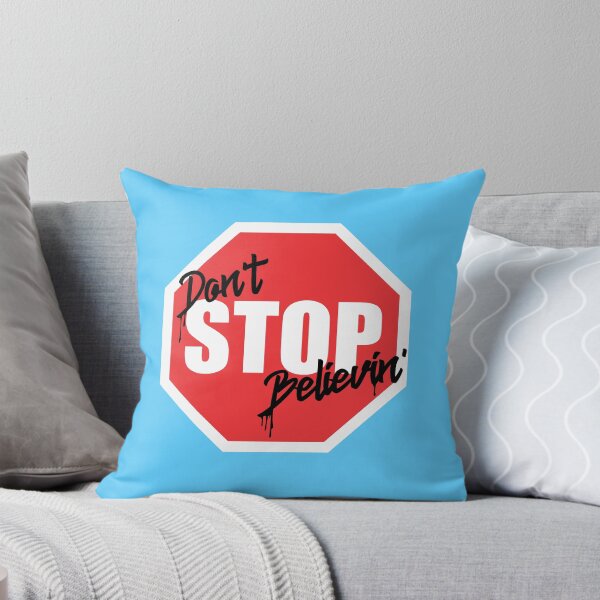 Item preview, Don't Stop Believin' Parody Stop Sign designed and sold by Avara-Creative.