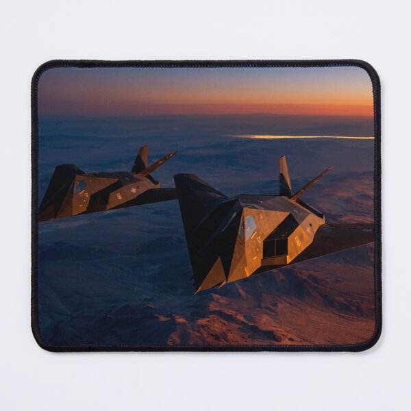 Item preview, F-117 Nighthawks Banking Over Desert at Dusk designed and sold by Airpower Art.