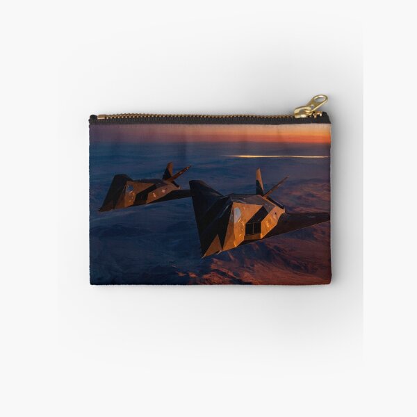 Item preview, F-117 Nighthawks Banking Over Desert at Dusk designed and sold by Airpower Art.