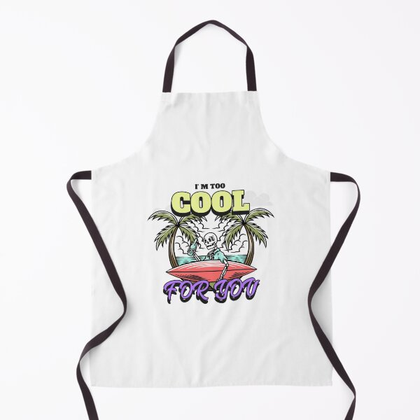 Item preview, I'm Too Cool For You - Skeleton Beach Retro Art designed and sold by chatzous.