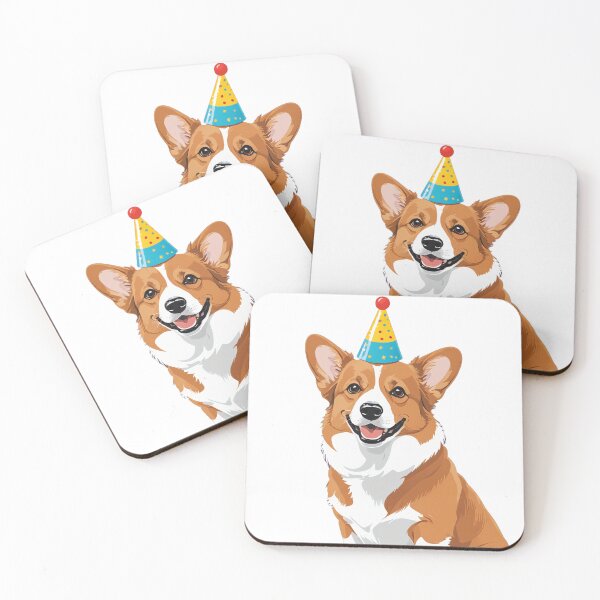 Item preview, Corgi Dog Character Party Hat Celebration – Corgi owner gift designed and sold by michallechowicz.